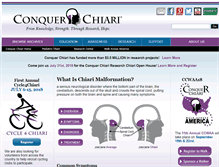 Tablet Screenshot of conquerchiari.org